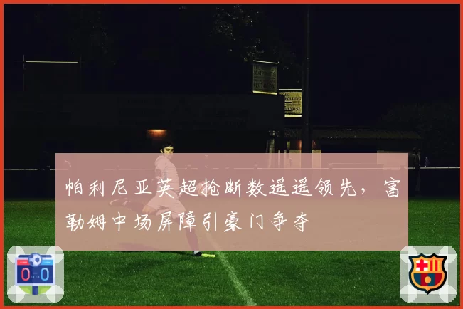 帕利尼亚英超抢断数遥遥领先,富勒姆中场屏障引豪门争夺